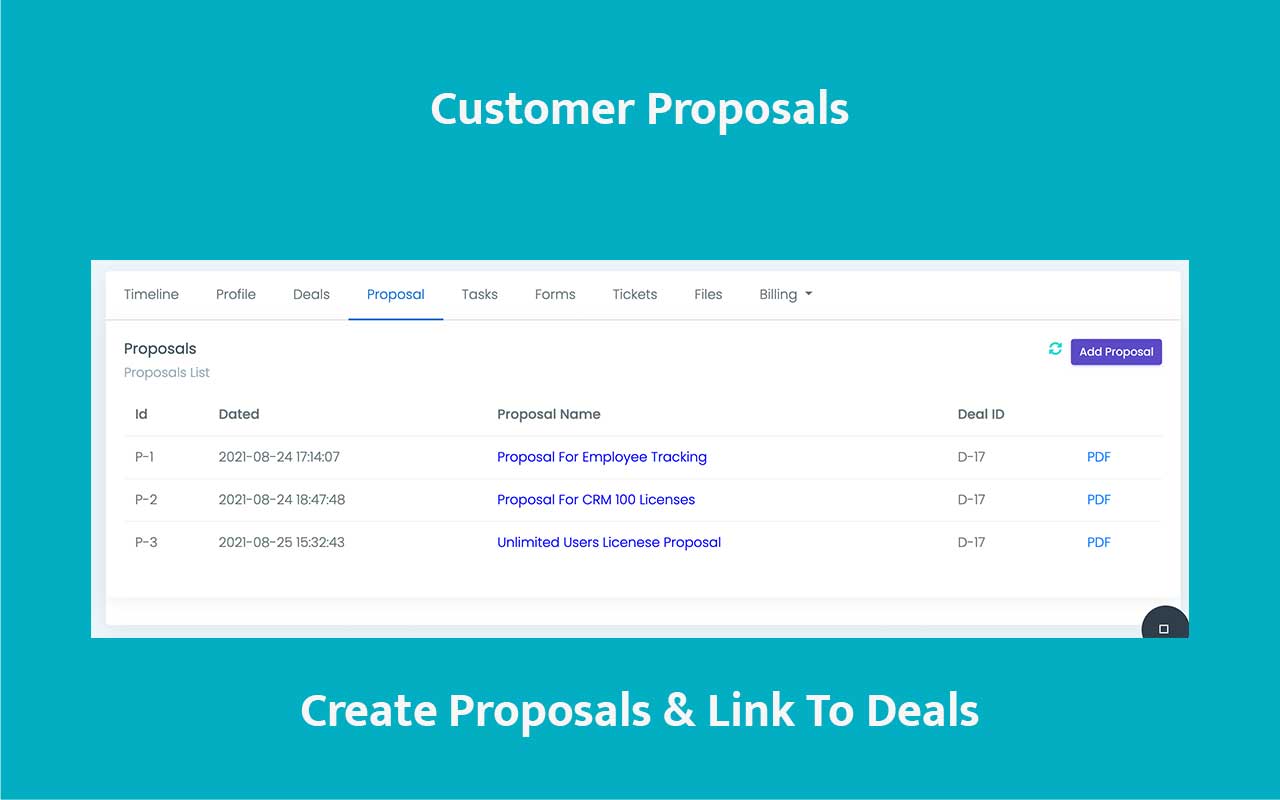 Proposal preview